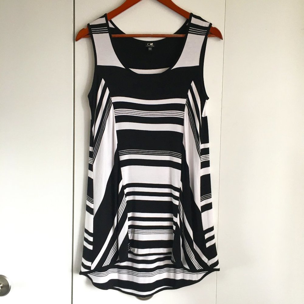 Cable & Gauge Striped Scoop Neck Tank
